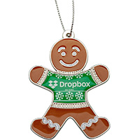 Gingerbread Man Holiday Ornament